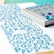 12 Packs: 228 ct. (2,736 total) Teal Glitter Alphabet Stickers by Recollections™
